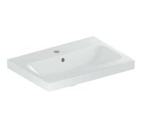 Geberit iCon - Lavabo 60x42x17 cm, con rebosadero, con orificio para grifo, blanco 501.841.00.1