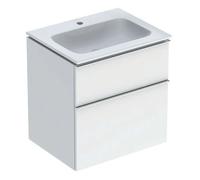 Geberit iCon - Mueble con lavabo, 60x63x48 cm, blanco brillante 502.335.01.2