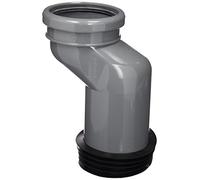 Geberit - Juego De Conexión Geberit Para Inodoro Suspendido, Con Manguito De Descarga Excéntrico De 5 Cm: Gris (388.352.29.1)