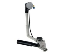 Geberit - Juego de desagüe y rebosadero para bañera con llenado, longitud 260 mm, kit de montaje, cromo 150.710.21.6