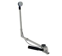 Geberit - Juego de desagüe y rebosadero para bañera, longitud 730 mm, kit de montaje, cromo 150.525.21.6