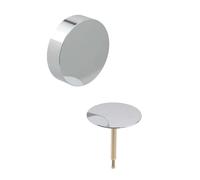 Geberit - Juego para completar el juego de desagüe de bañera, control giratorio, d52, brillante cromo 150.281.21.1