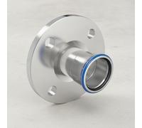 Geberit Mapress Acero inoxidable Brida PN 10/16, con manguito de presión, DN 50,