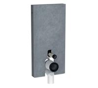 Geberit Monolith - Módulo sanitario para inodoro de pie, 101 cm, suministro inferior, aspecto de pizarra 131.002.00.5
