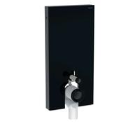 Geberit Monolith - Módulo sanitario para inodoro de pie, 101 cm, suministro inferior, negro 131.002.SJ.6