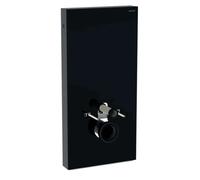 Geberit Monolith - Módulo sanitario para inodoro suspendido, 101 cm, suministro inferior, negro 131.021.SJ.6