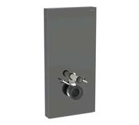 Geberit Monolith Plus - Módulo sanitario para inodoro suspendido, 101 cm, suministro de agua inferior, vidrio/lava 131.221.JK.7