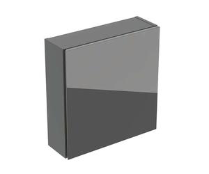 Geberit - Mueble 45x47x15 cm, 1 puerta, bisagras I/D, lava/vidrio de lava 502.319.JK.2