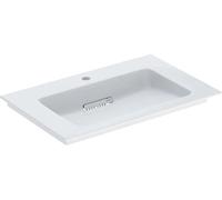 Geberit One CleanDrain lavabo 90x48 cm rectangular para mueble blanco brillante 505.006.00.1