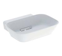 Geberit ONE - Lavabo sobre encimera 50x43x15 cm, rebosadero oculto, orificio para grifo, desagüe horizontal, blanco mate 505.052.00.1