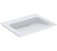 Geberit One lavabo 60x48 cm rectangular para mueble blanco brillante 505.001.00.1
