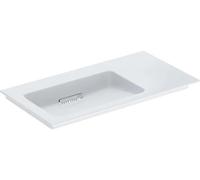 Geberit One lavabo 90x48 cm rectangular para mueble blanco brillante 505.008.00.1