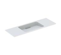 Geberit ONE lavabo diseño flotante, sin agujero para grifo, con rebosadero, 1200x400mm, 500392, 500.392.01.3, Color: Blanco brillante