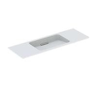 Geberit ONE lavabo diseño flotante, sin agujero para grifo, con rebosadero, 1200x400mm, 500392, 500392012, Color: Cromado cepillado - CM