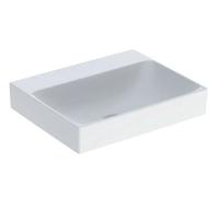 Geberit One lavabo 50x41 cm rectangular sobre encimera blanco brillante 505.031.01.6