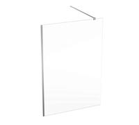 Geberit ONE - Mampara de ducha 140x200 cm, plata/cristal transparente 560.169.00.2