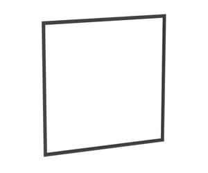 Geberit ONE - Marco de cubierta 750x930 mm, para armario con espejo empotrado Geberit ONE, negro mate 505.842.00.3
