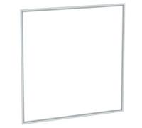 Geberit ONE - Marco de cubierta 750x930 mm, para armario empotrable con espejo Geberit ONE, aluminio 505.842.00.2