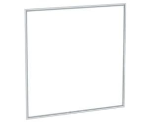 Geberit ONE - Marco de cubierta 900x930 mm, para armario empotrable con espejo Geberit ONE, aluminio 505.843.00.2