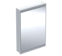 Geberit ONE - Mueble con espejo con iluminación LED, 60x90x15 cm, bisagras a la derecha, empotrable, blanco 505.801.00.2