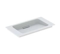 Geberit ONE mueble lavabo 500391, sin agujero para grifo, con rebosadero, 750x400mm, 500391013, Color: Blanco brillante - CM