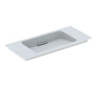 Geberit ONE mueble lavabo 500395, sin agujero para grifo, con rebosadero, 900x400mm, 500.395.01.3, Color: Blanco brillante