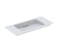 Geberit ONE mueble lavabo 500395, sin agujero para grifo, con rebosadero, 900x400mm, 500.395.01.1, Color: Cromo brillo