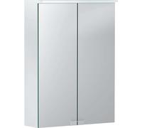 Geberit Option - Armario con espejo con iluminación, 50x68x18 cm, blanco 500.257.00.1