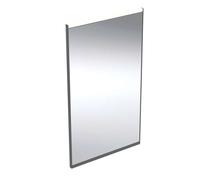 Geberit Option - Espejo con iluminación LED y sistema de calefacción,40x70 cm, negro mate 502.780.14.1