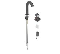 Geberit Piave - Control electrónico de descarga, alimentación por batería, easy to clean, negro mate 116.184.14.1