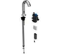 Geberit Piave - Grifo electrónico termostático para lavabo, alimentación por batería, cromo 116.188.21.1