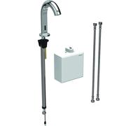 Geberit Piave - Grifo empotrado electrónico de lavabo, con mezclador, alimentación de generador, cromo 116.165.21.1