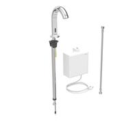Geberit Piave - Grifo empotrado electrónico de lavabo, sin mezclador, alimentación de red, cromo 116.161.21.1