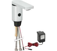 Geberit Public - Grifo electrónico de lavabo, con mezclador, alimentación de red, cromado brillante 116.146.21.1
