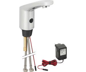 Geberit Public - Grifo electrónico de lavabo, con mezclador, alimentación de red, cromado brillante 116.145.21.1