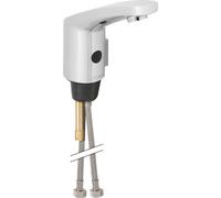 Geberit Public - Grifo electrónico de lavabo, con mezclador e inversor, alimentación con pilas, cromado brillante 116.255.21.1