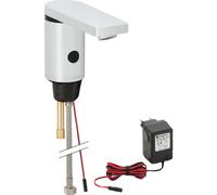 Geberit Public - Grifo electrónico de lavabo, sin mezclador, alimentación de red, cromado brillante 116.136.21.1