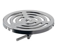 Geberit - Rejilla para desagüe de suelo, atornillable, diámetro 10 cm, acero inoxidable 154.317.00.1