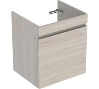 Geberit Renova Plan mueble bajo lavabo, con un cajón y un cajón interior, 53,6x60,6x44,6cm, 501905001, Color: Nogal nogal claro/estructurado en lámina - CM