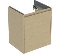 Geberit Renova Plan mueble bajo lavabo, con una puerta, 50,4x60,6x40,4cm, 504.023.PS.1, Color: Estructura de madera de roble natural / melamina