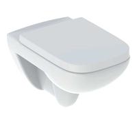 Geberit Renova Plan Set WC suspendido, sin borde, con asiento de WC, blanco, 500.817.00.1