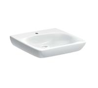 Geberit Selnova Comfort lavabo 55x55 cm cuadrada clásico para discapacitados blanco brillante 500.187.01.7