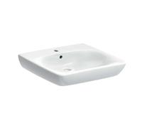 Geberit Selnova Comfort lavabo 60x55 cm rectangular clásico para discapacitados blanco brillante 502.769.00.7