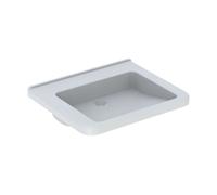 Geberit Selnova Comfort Square lavabo 65x55 cm rectangular clásico para discapacitados blanco brillante 500.790.01.7
