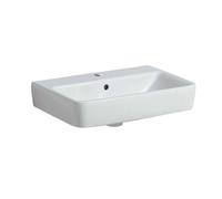 Geberit Selnova Compact - Lavabo 55x37 cm, con 1 orificio para grifo, con rebosadero, blanco 501.509.00.7