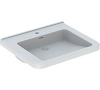 Geberit Selnova Compact Square lavabo 65x55 cm rectangular clásico blanco brillante 500.788.01.7