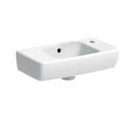 Geberit Selnova - Lavabo 45x25 cm, con 1 orificio para grifo a la derecha, con rebosadero, blanco 500.318.01.5