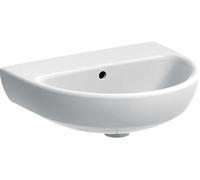 Geberit Selnova lavabo 50x41 cm semicircular clásico blanco brillante 500.294.01.7