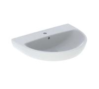 Geberit Selnova - Lavabo 65x50 cm, con 1 orificio para grifo, con rebosadero, blanco 500.297.01.7