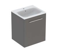 Geberit Selnova Square - Armario de lavabo 64x54x48 cm, con lavabo, 1 puerta, lava mate 501.249.00.1